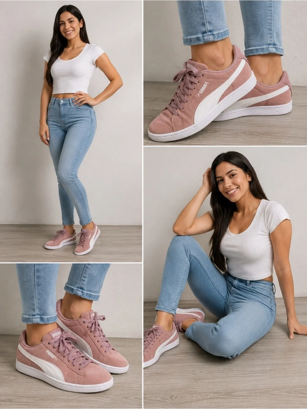 PUMA Suede Classic Women's Sneakers in Dusty Pink Size 7.5